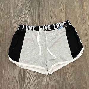 NWT Love Streak Womens Cotton Track Gym Shorts Size 2X